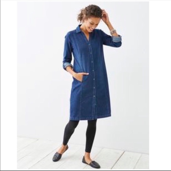 j jill denim dress